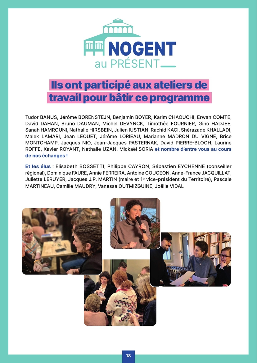 Programme Nogent au Présent - Page 18