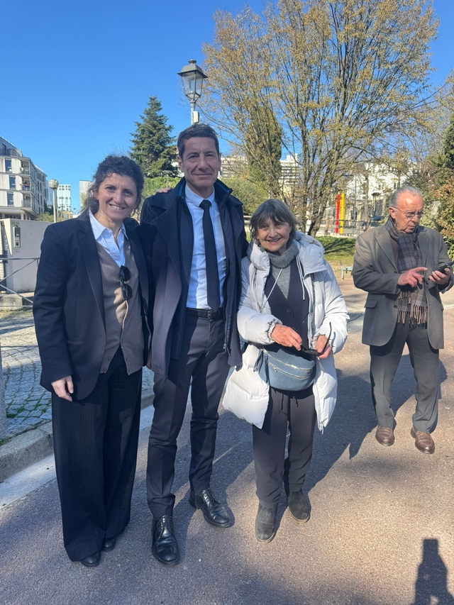 Déborah Münzer avec David Lisnard - Mars 2026