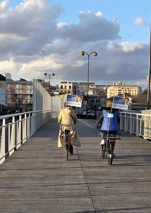 Campagne à vélo sur la passerelle - Mars 2026