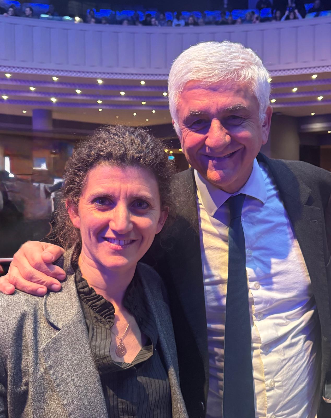 Déborah Münzer avec Hervé Morin (Les Centristes) - Mars 2026